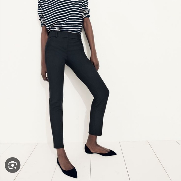 JCrew Cameron Slim Pant, Black, Sz 0 - Picture 1 of 4